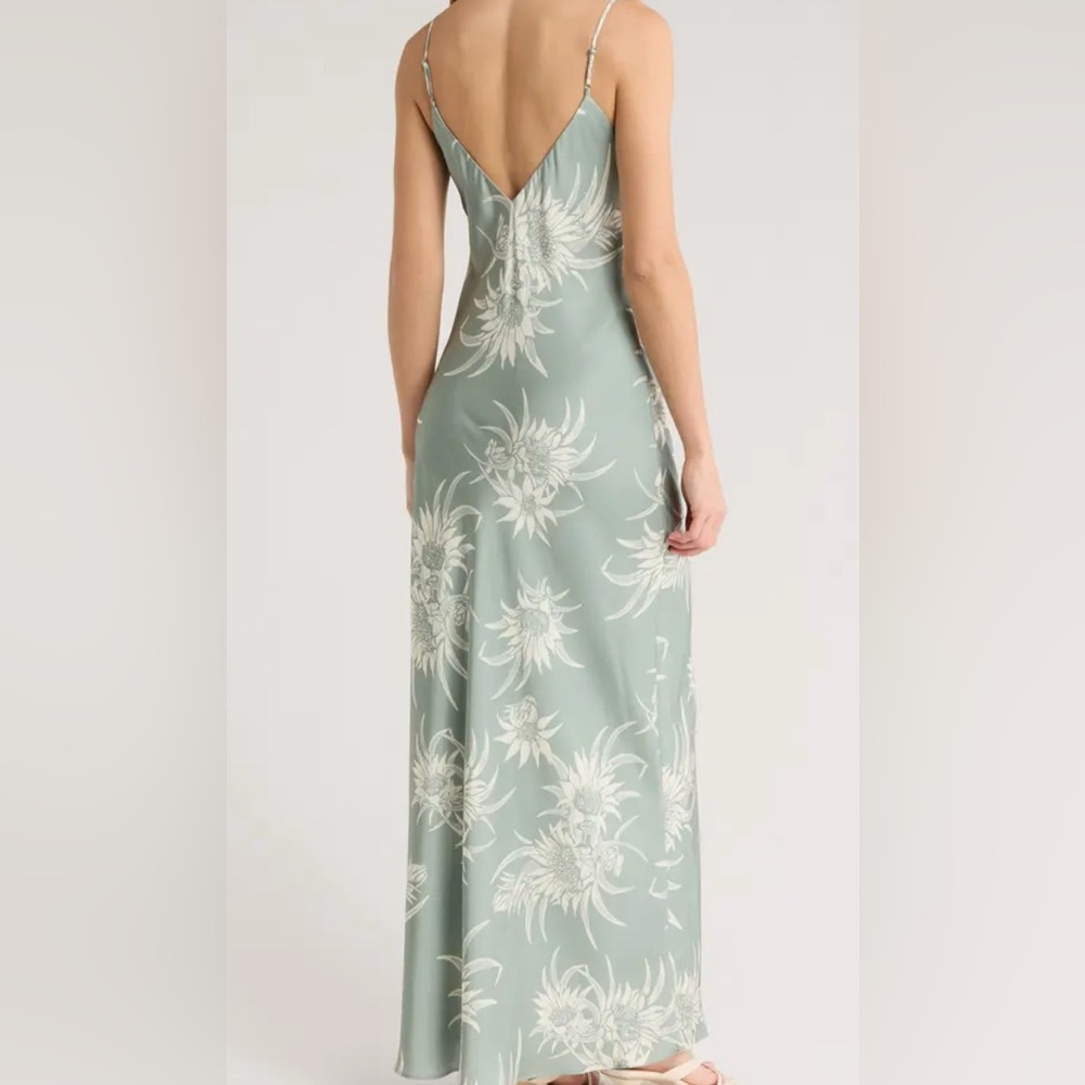 rag & bone Rissa floral satin slipdress. - Picture 5 of 5